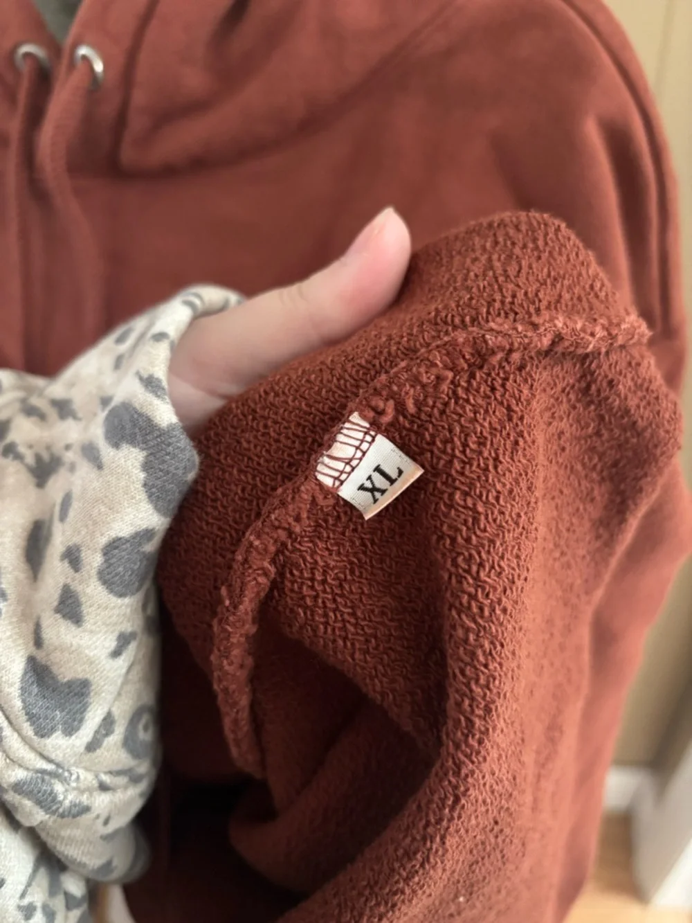 Morgan Stewart Sport Rust Hoodie - Picture 5 of 5